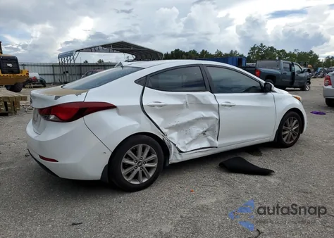 2016 Hyundai Elantra Se из США, поврежденный, VIN 5NPDH4AE2GH710090